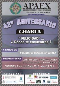 APAEX - Lamina A4 42 aniversario